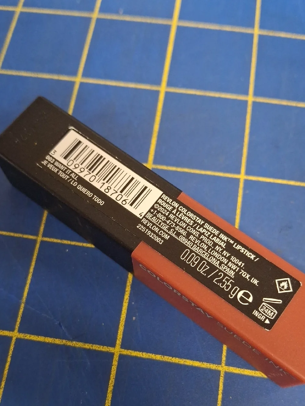 Revlon ColorStay Suede Ink Lipstick 003 Want It All 2.55g New Sealed Tube